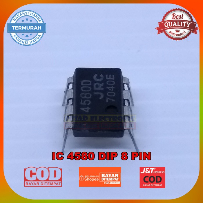IC 4580 DIP IC4580 JRC ic JRC 4580 ORIGINAL JRC4580 ORI