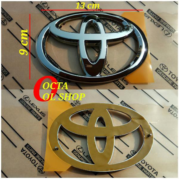 emblem toyota agya depan original