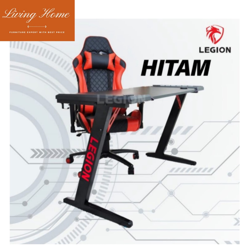 Meja Gaming komputer PC Led desk table Legion Mee do