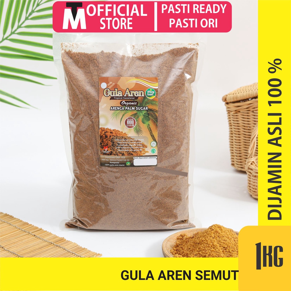 ILFAZY FOOD Gula Aren Semut Organik Murni 1 kg