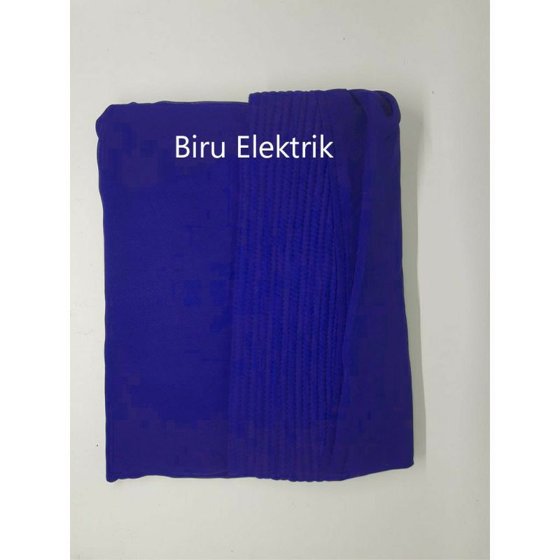 PROMO 12.12 sale HIJAB KHIMAR JUMBO 2 LAYER HIJAB/ KHIMAR RAIZA /FASHION MUSLIM TERBARU KERUDUNG /HIJAB INSTAN/HIJAB SYAR'I-Biru elektrik