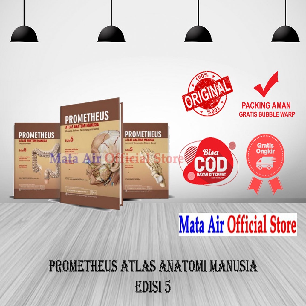 ORIGINAL PROMETHEUS ATLAS ANATOMI MANUSIA EDISI 5 NEW / PROMET / PROME