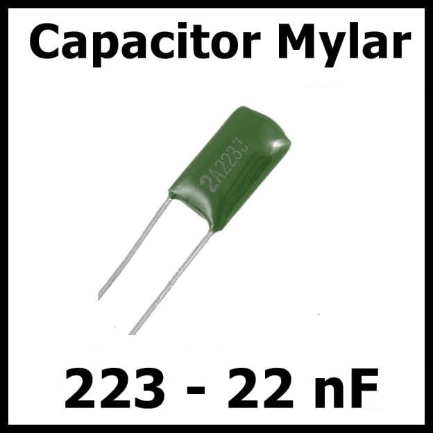 Per 50 Pcs Capacitor Mylar Milar Kapasitor 223 22nF 22 nF