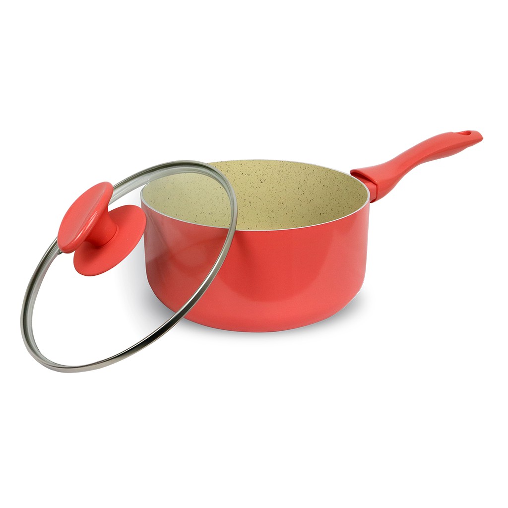 Kirin Tenun Series Saucepan Panci Anti Lengket Classic Saucepan 20cm - 2.2MM - Random