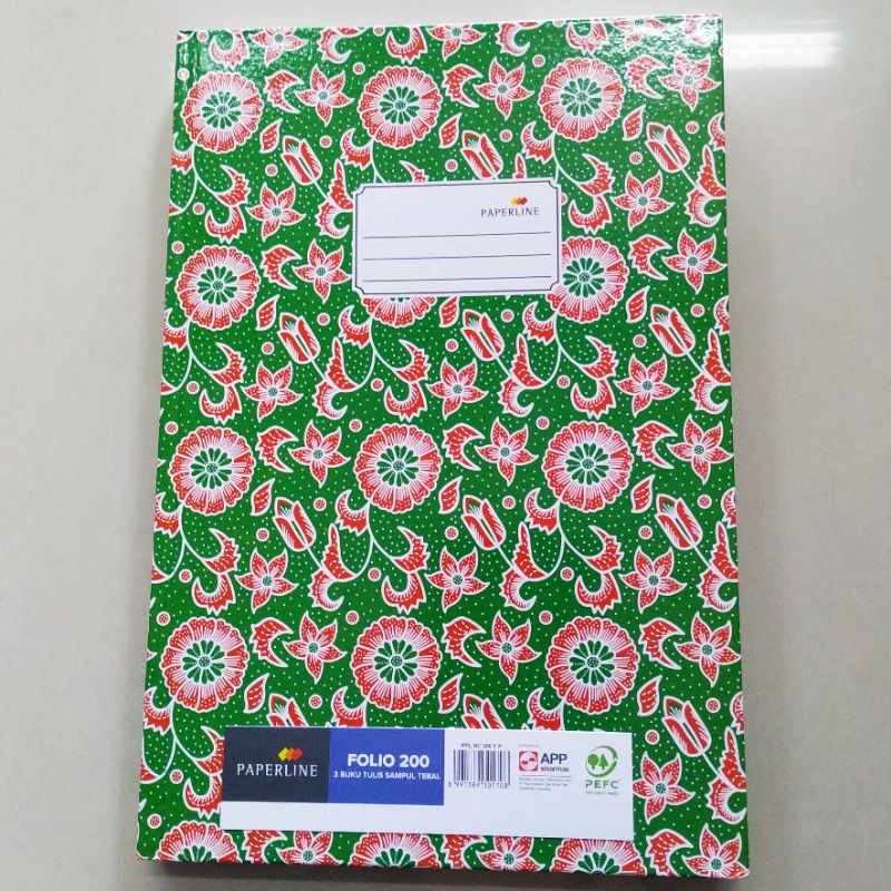 

Hard Cover paperline folio isi 200 lembar