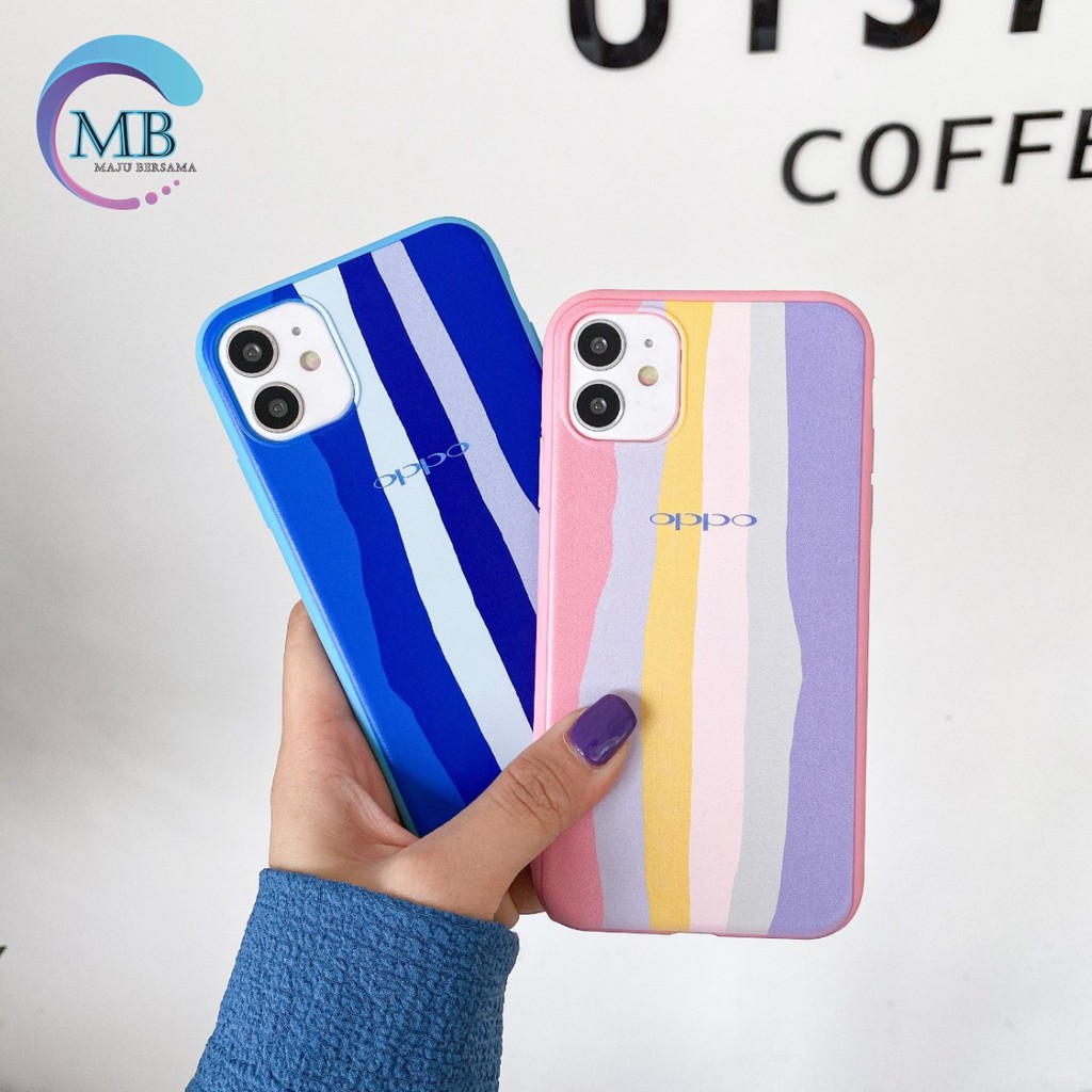 SS046 CASE RAINBOW OPPO A1K A3S A37 A57 A39 A59 F1S F5 YOUTH F7 F9 A5S A11K A12 A7 MB3754