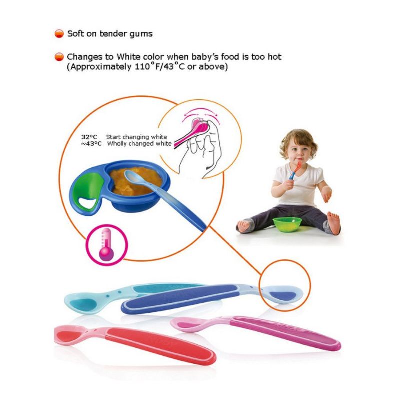 Nuby Hot Safe Spoon 3 pcs