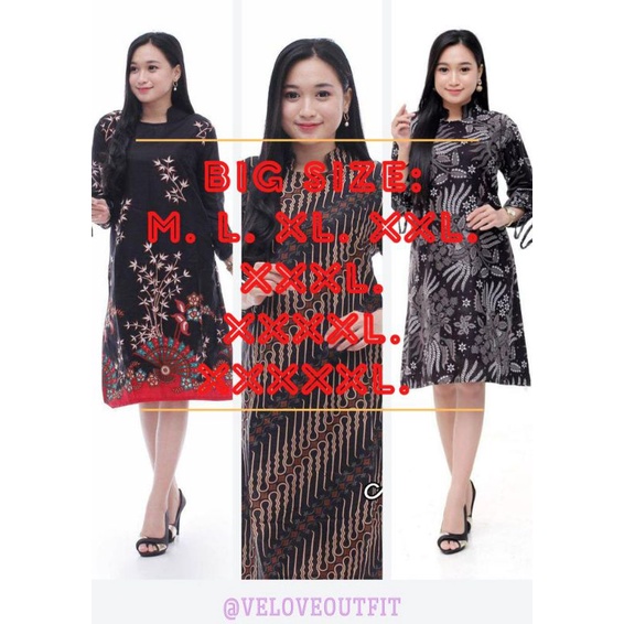 tunik jumbo ld 130 terbaru 2022 / atasan batik wanita jumbo ld 130 / batik tunik / atasan tunik / ba