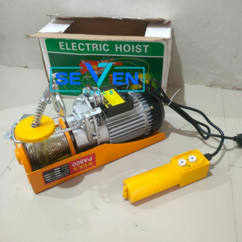 mini hoist electrick WEKA PA800 alat angkut barang berat mini hoist