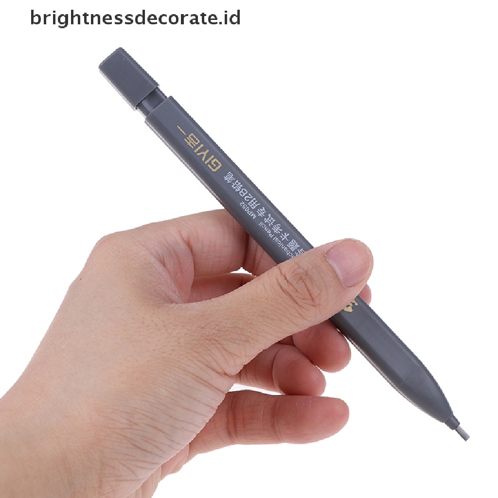 2b Set Pensil Mekanikal Dengan 6 Warna Untuk Pelajar