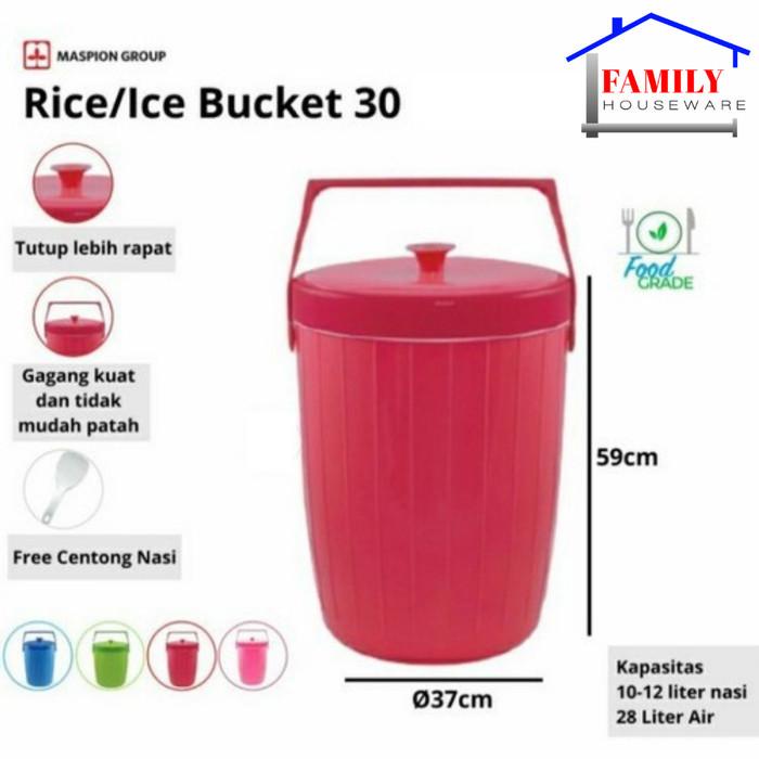 Termos Nasi Maspion 30 Liter Thermos Es Ice Rice Bucket Besar