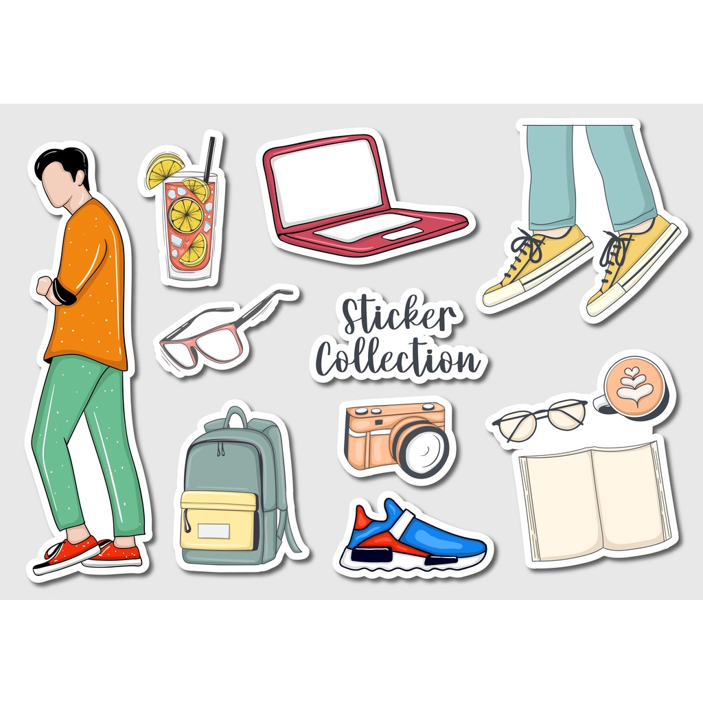 

Sticker Aesthetic Summer Boys Collection - Sticker Tumblr Hello Summer Boys Version - Sticker Pantai