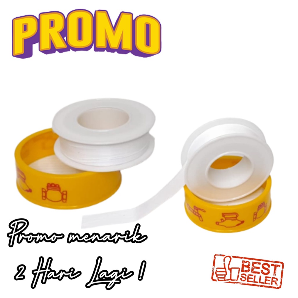 SEAL TAPE SEALTAPE Lem Kran Air Perekat Keran Anti Bocor