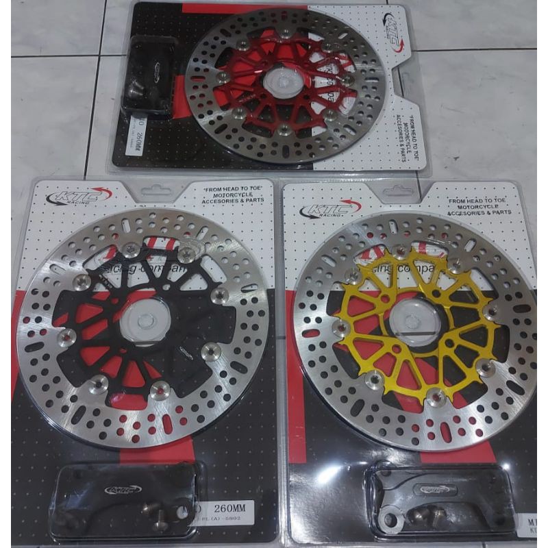DISC BRAKE PIRINGAN CAKRAM KTC 260 MM FLOATING MIO SOUL MIO SPORTY X-RIDE SOUL GT 125 XEON AEROX 125