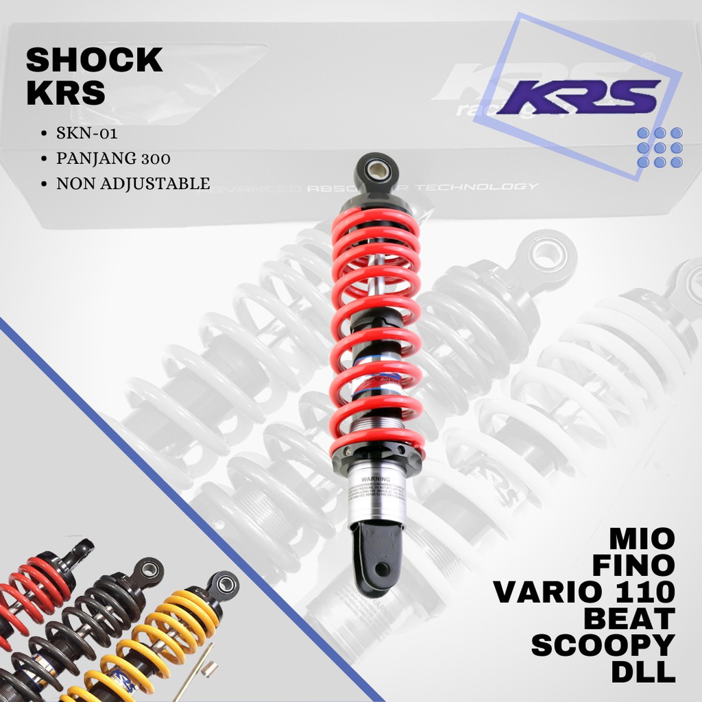 Shock breaker Shock KRS mio beat vario lexy non tabung 300mm SKN-01