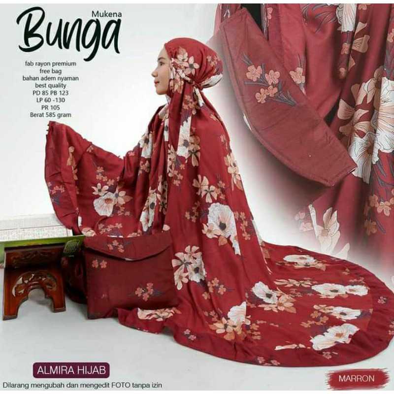 Mukena Bunga Almira Hijab
