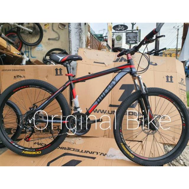 SEPEDA 26 MTB ODESSY REM CAKRAM 21 SPEED NEW