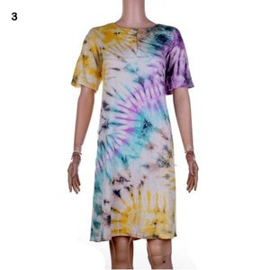 Daster Kaos Jumputan Tie Dye