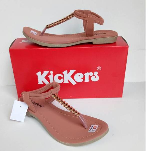 Gdg31au22ᴶ– Sandal flat kickers wanita grade ori