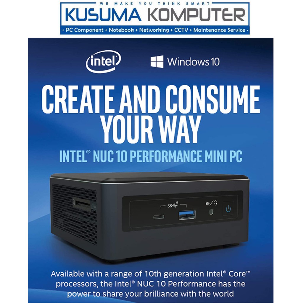 Mini PC Intel NUC NUC10i3FNH Intel Core i3-10110U