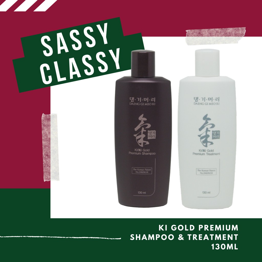 Daeng Gi Meo Ri Ki Gold Premium Shampoo & Treatment 130ML Shopee Indonesia