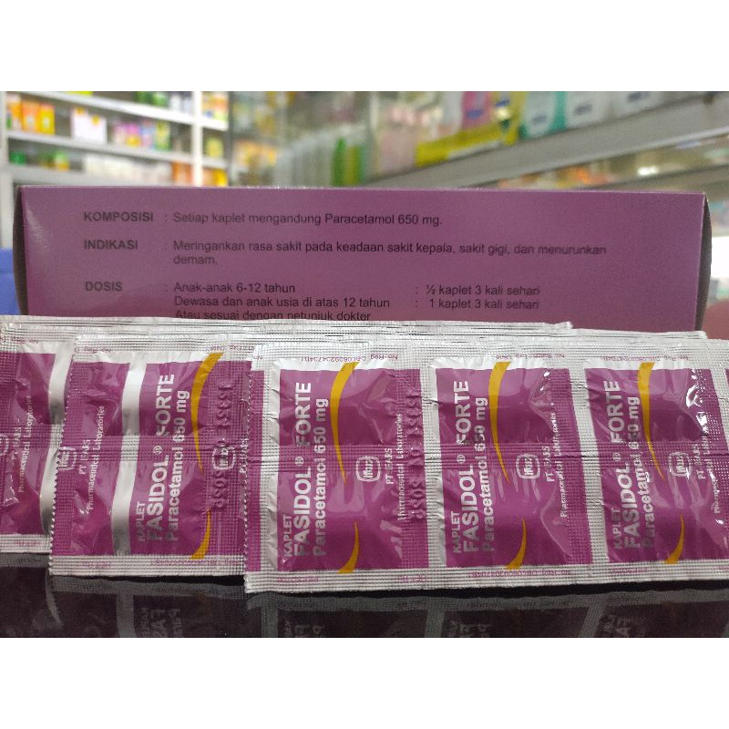 FASIDOL FORTE 650 MG 1 STRIP 10 KAPLET