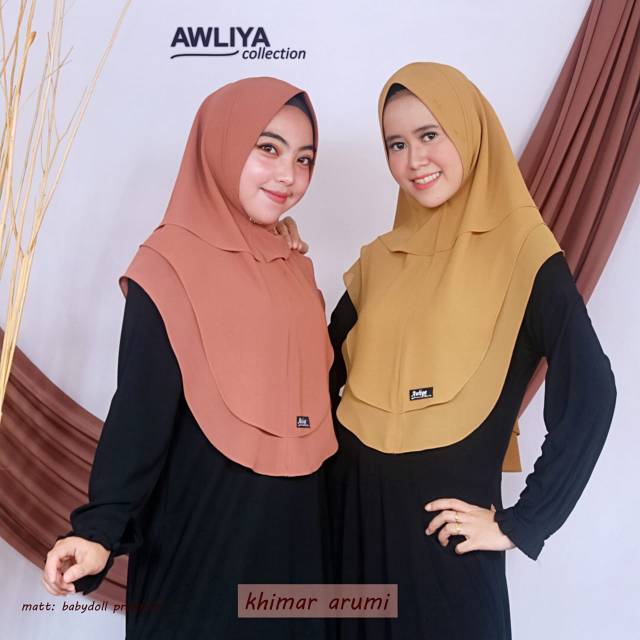 Khimar ARUMI ORI AWLIYA  HIJAB AWLIYA COLLECTION cerutybabydoll