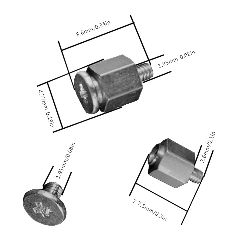 Sekrup Hex Nut Mounting M.2 SSD Aneka Ukuran Untuk Motherboard ASUS