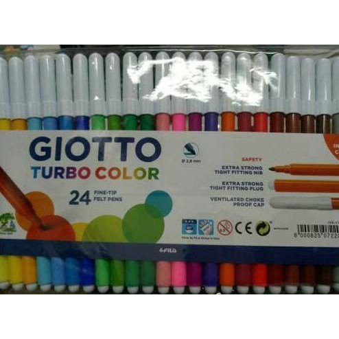 

SPIDOL TURBO COLOUR 24WARNA GIOTTO MURAH BAGUS PALING MURAH