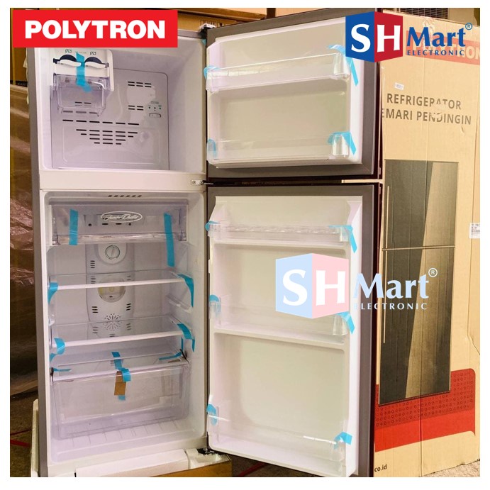 POLYTRON NEW BELLEZA KULKAS 2 PINTU 210 LITER PRM-21BNR / PRM21BNR (MEDAN)