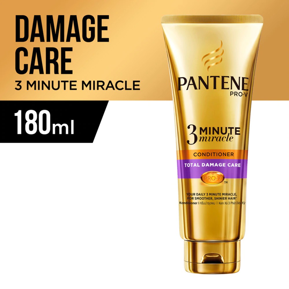 Pantene Conditioner 3 Minute Miracle - Total Damage Care 180ml
