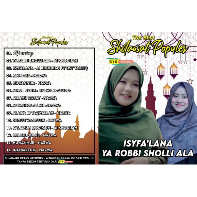 KASET VCD THE BEST SHOLAWAT POPULER