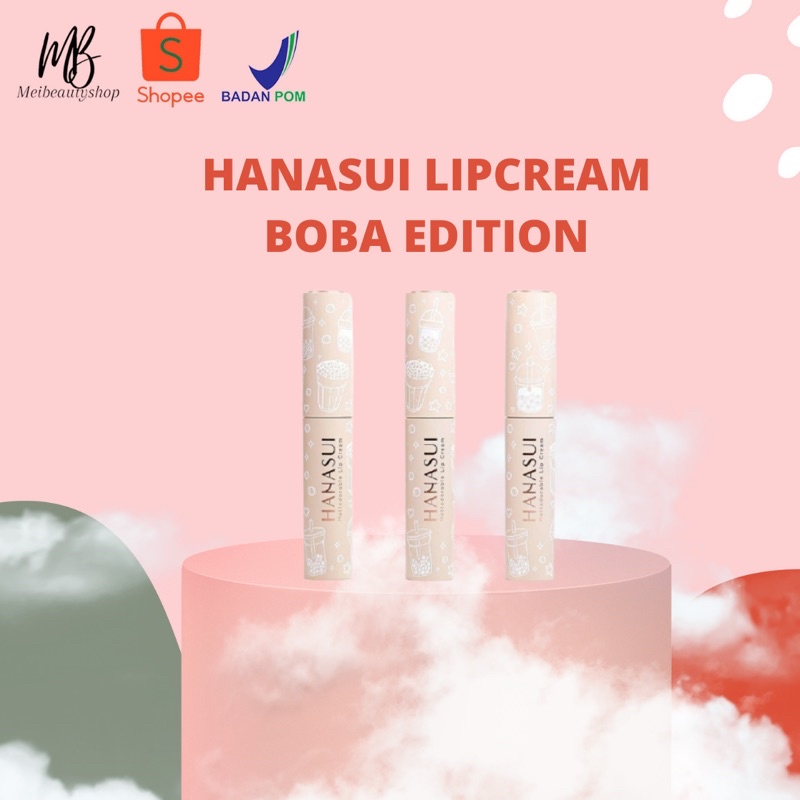 Hanasui Lipcream Mattedorable / Lipcream Boba Edition