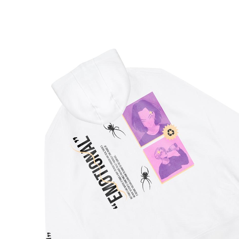 ✭ GRDT Emotional Hoodie White ☉