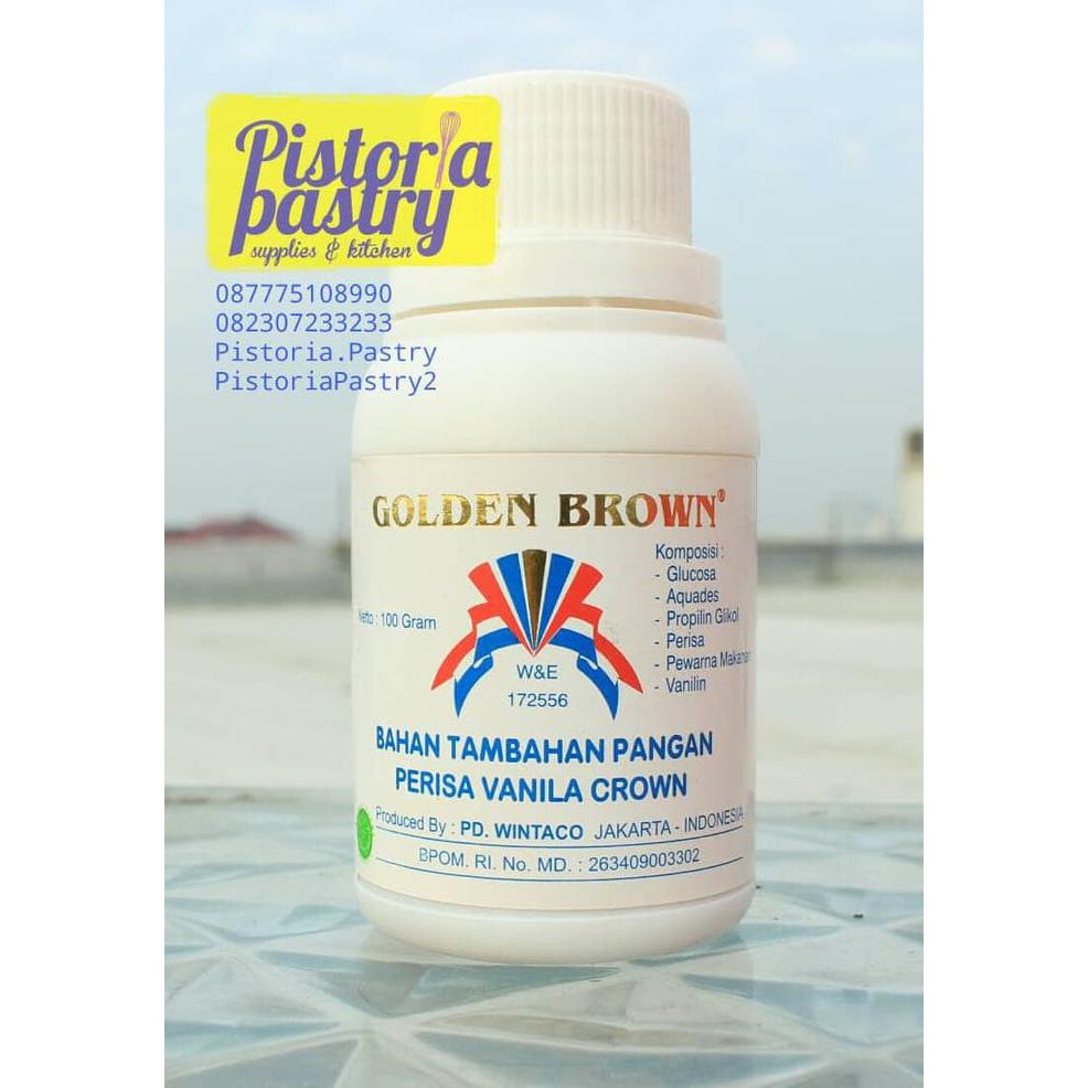 

Toko-Bahan-Kue- Golden Brown Vanilla Crown -Terlengkap-Termurah-Dijamin.