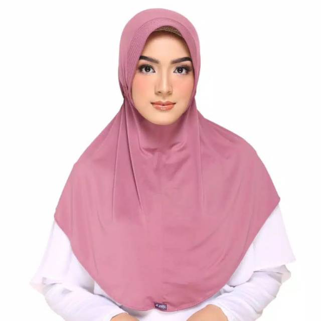 KERUDUNG ELZATTA BERGO - ZARIA SAHARA - 621 (PINK SALEM)