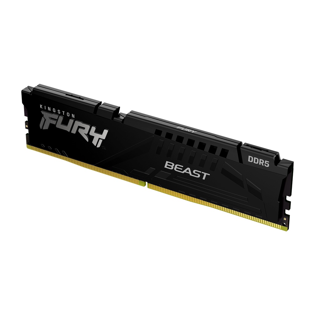 RAM DDR5 KINGSTON FURY BEAST 16GB 5200 (1x16G) single black pc 5200mhz