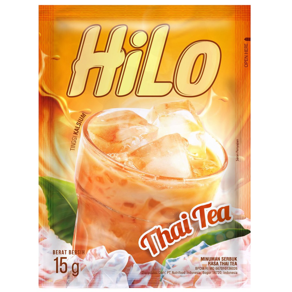 

HILO THAI TEA 15GR isi 10 SACHET