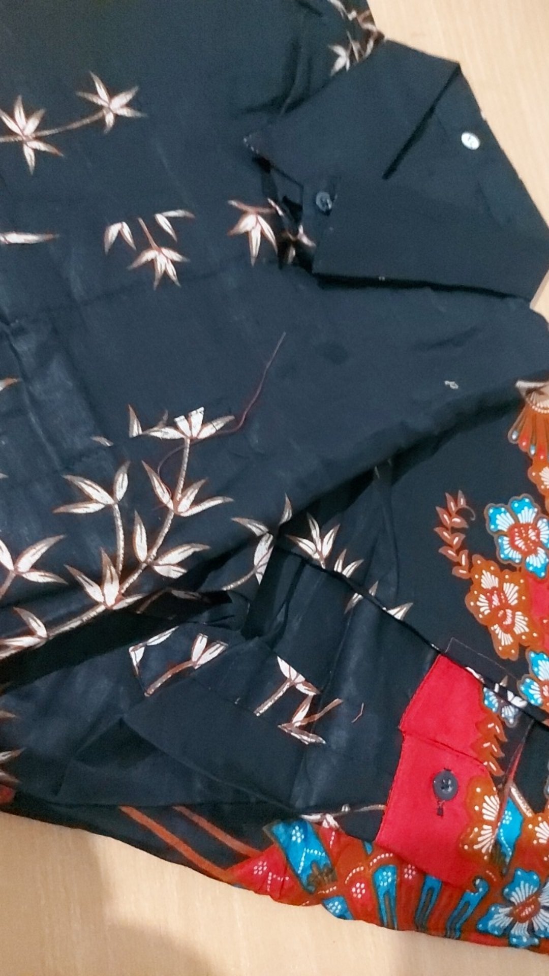 Batik Pria Size M L Xl Xxl  Bswart Batik Hrb026 Kenongo Kemeja Panjang Padi