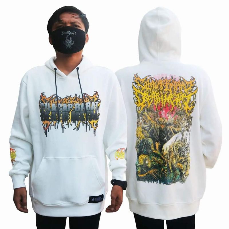 BISA COD HOODIE BAND  METAL CILACAP BARAT DEATH METAL ORIGINAL