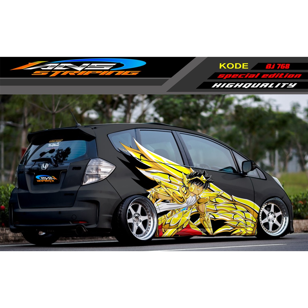 STICKER DECAL MOBIL HONDA BRIO AGYA JAZZ AVANZA YARIS / DECAL STICKER MOBIL JAZZ / STIKER MOBIL