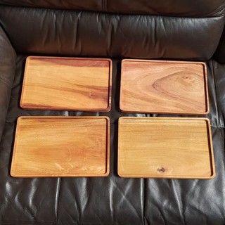 wooden tray nampan kayu mahoni  20cm x 30cm Shopee Indonesia