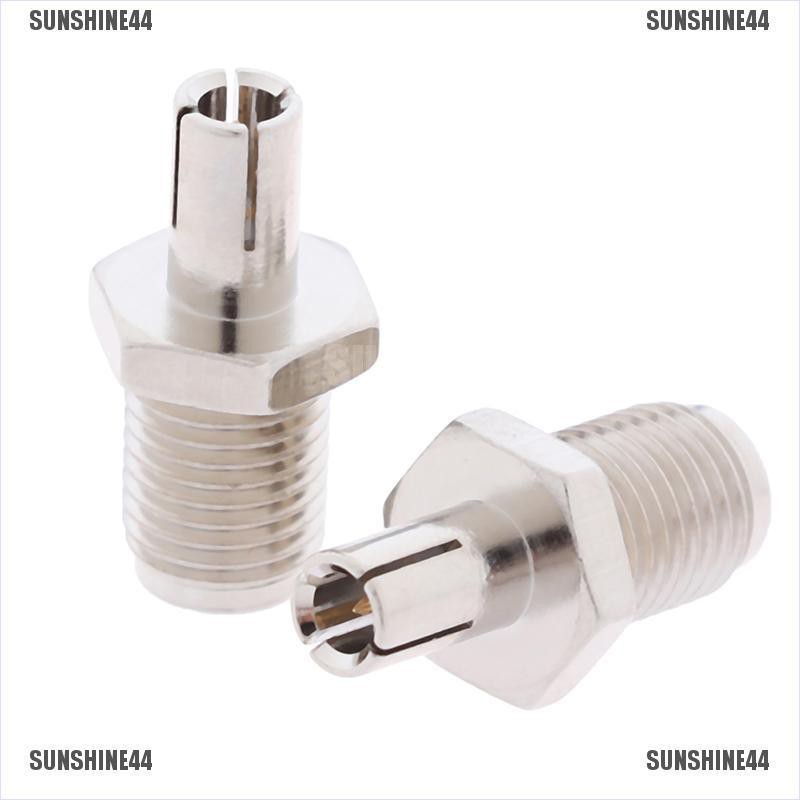 2pcs Adapter Konektor SMA Female Jack Ke TS9 Male RF