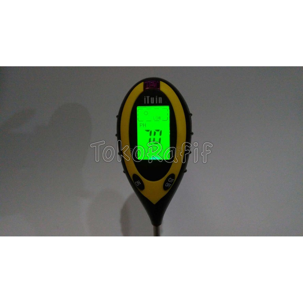 iTuin - PH Meter Tanah Digital 4 in 1