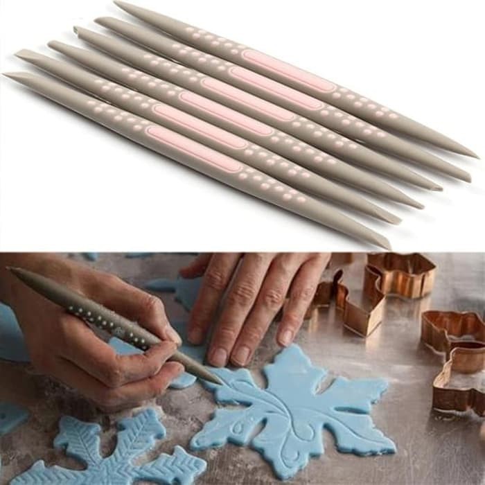 Silicone Pen Fondant/Clay/Pottery Molding Tool (6pcs)