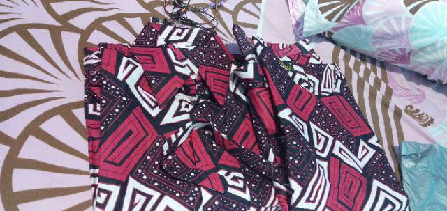 Maura Couple - Sania Ruffle Batik Couple Ori Ndoro Jowi Dnt Baju Wanita Batik Couple