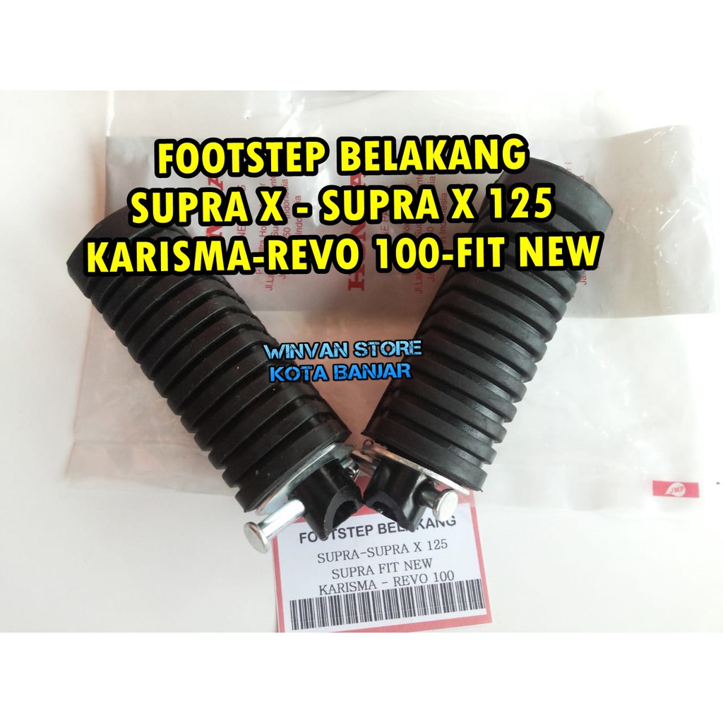 KARET STEP BELAKANG FOOTSTEP BELAKANG SUPRA 100 SUPRA X - KARISMA - REVO 100 - FIT NEW