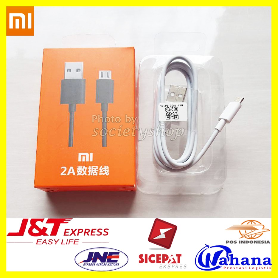 Kabel Data Xiaomi Redmi 4x Putih Cable Charger Tipe White Hp Redmi 4 X 5 5+ 5A S2 Note 6 Casan Xiomi