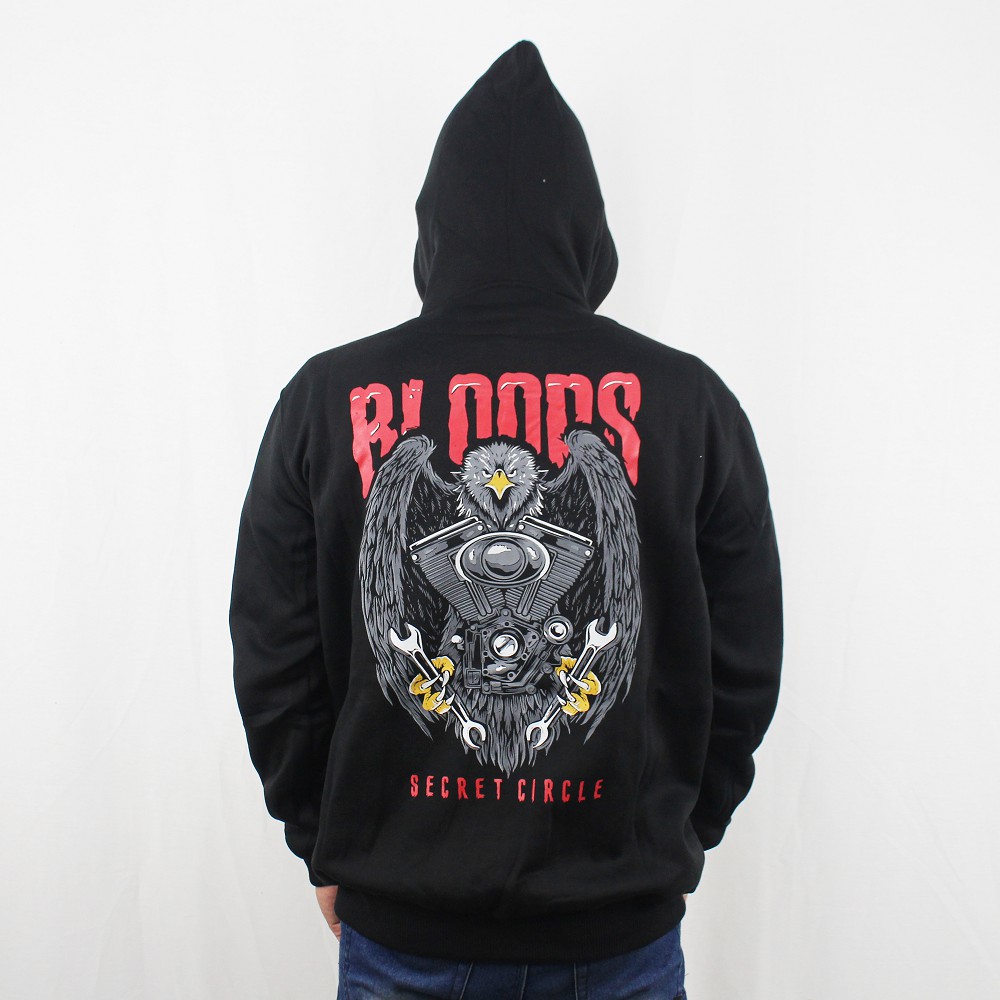 JAKET MUSIK BLOODS 01 - JAKET PRIA BLOODS - SWEATER HOODIE MUSIK BLOODS - HOODIE PRIA BLOODS