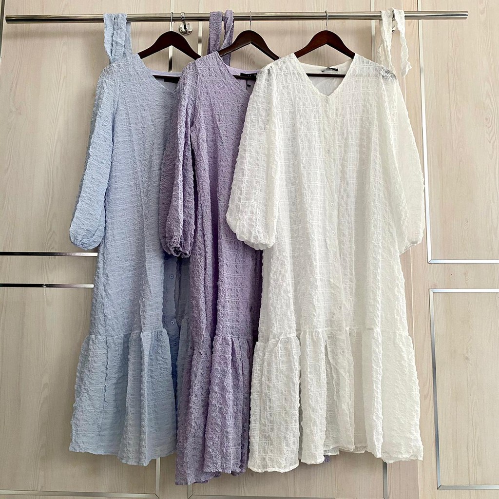 DRESS LFY RUBIAH BROKAT IMPORT